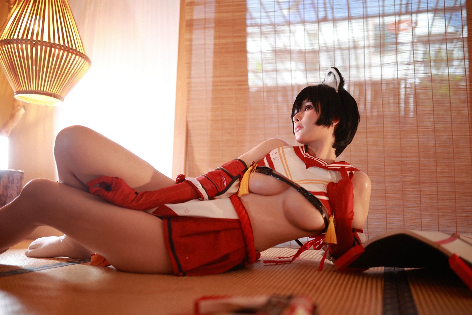 前羽_rr - 美女写真图集打包下载11套 - 前羽_rr NO.011 碧蓝档案 春日椿 [33P／35MB]