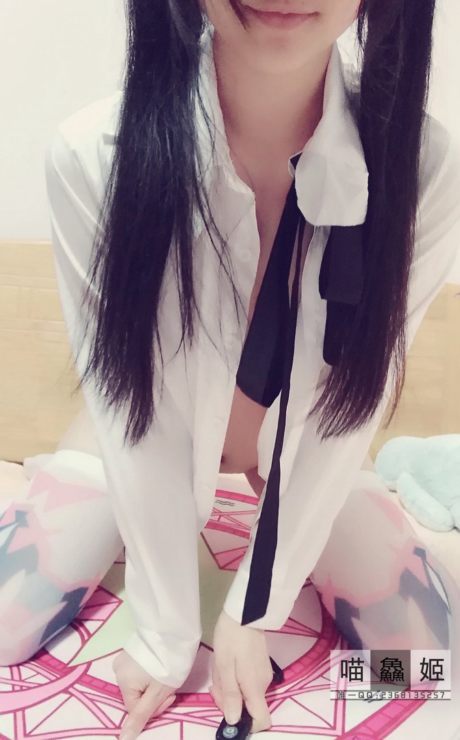 喵鱻姬 - 合集13套 - 02 - 白色衬衫