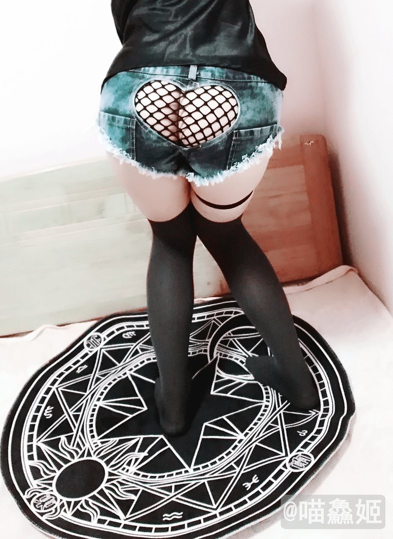 喵鱻姬 - 合集13套 - 13 - 桃心牛仔