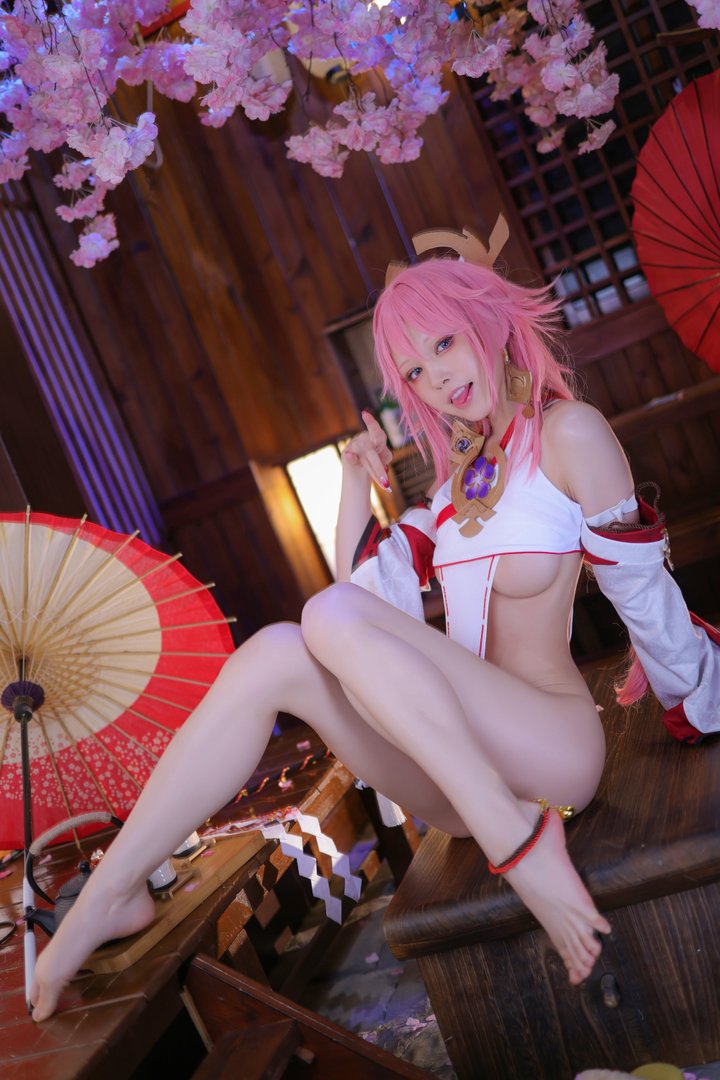 水淼Aqua - Fantia 2021年11月-2022年10月套图合集(25套) - [2022-01-26] 🌸八重神子🌸（part2）