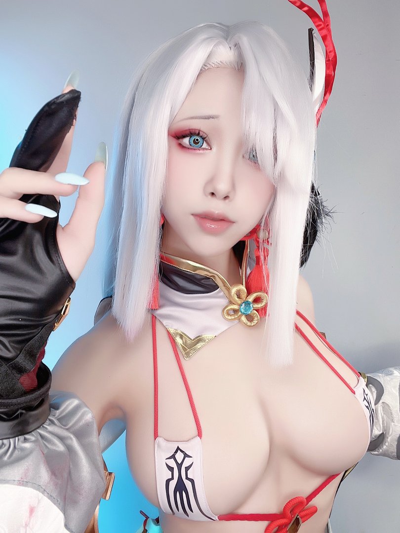 水淼Aqua - Fantia 2021年11月-2022年10月套图合集(25套) - [2022-03-23] 申鶴 oc