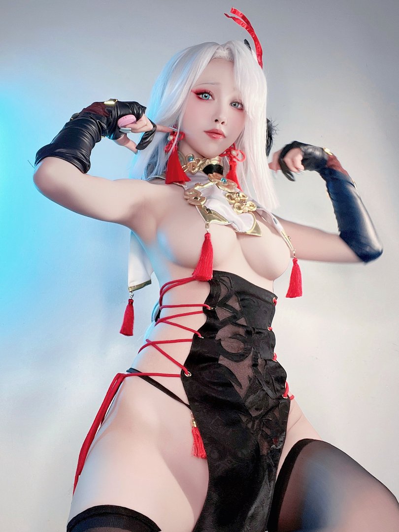 水淼Aqua - Fantia 2021年11月-2022年10月套图合集(25套) - [2022-04-15] 🔹 申鶴 旗袍 🔹2