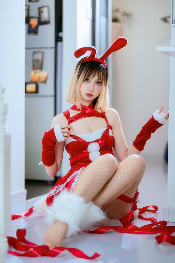 洛桑W伊梓 - 美女写真图集合集打包下载9套 - 洛桑w伊梓 NO.006 网袜丝带兔兔 [46P4V 423MB]