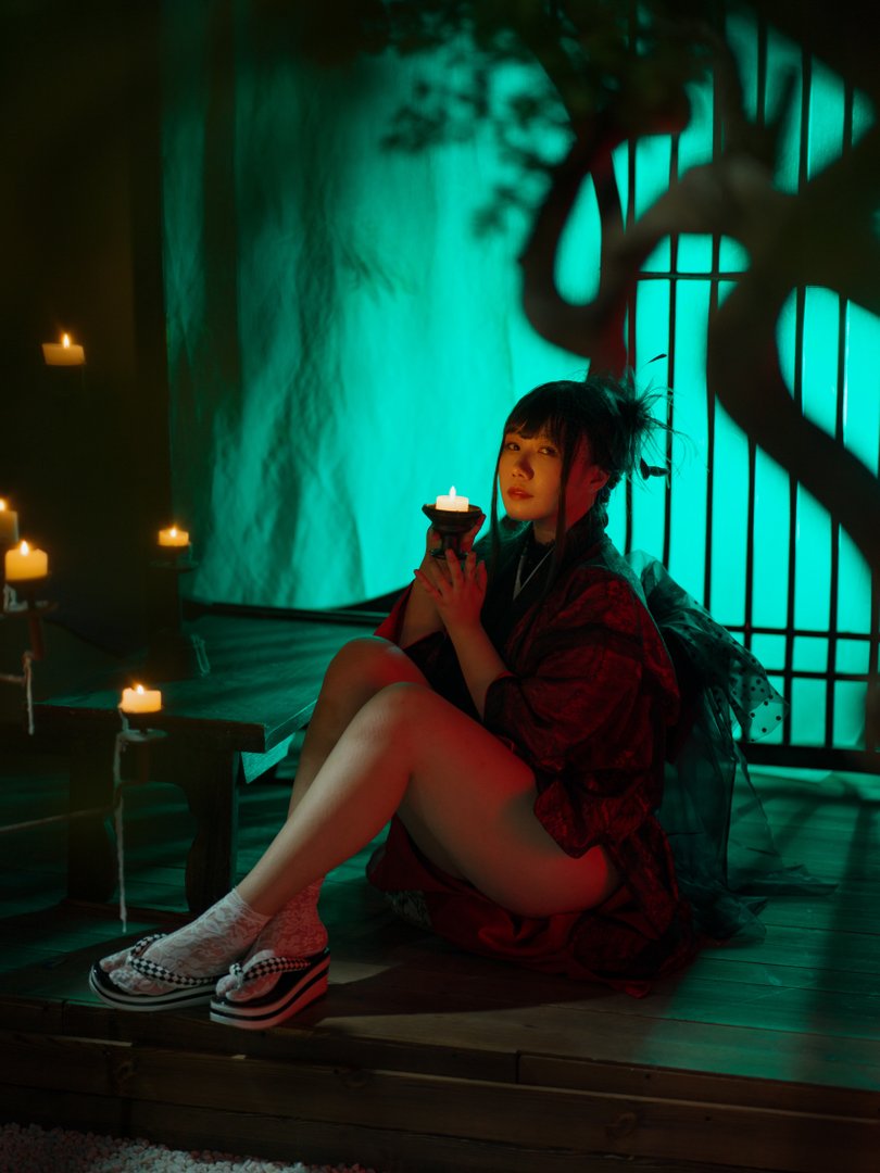 写真129部 - 麻花酱 - 047兽和服3套-美图