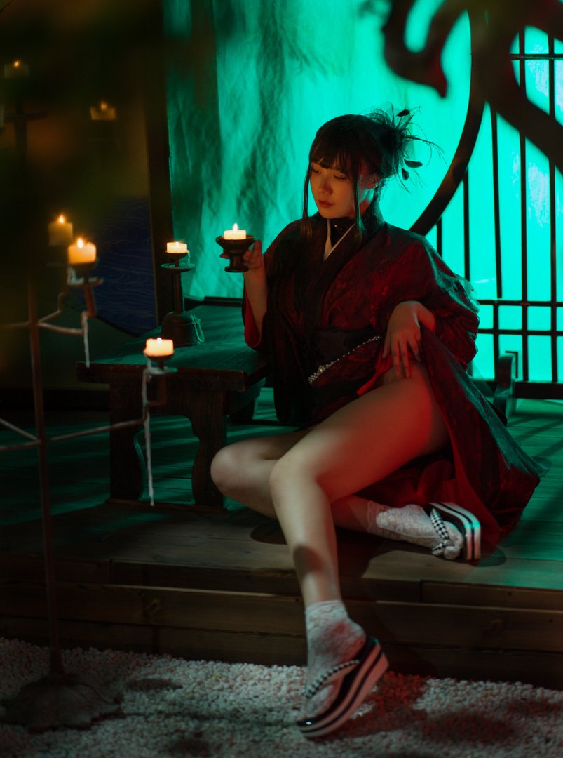 写真129部 - 麻花酱 - 047兽和服3套