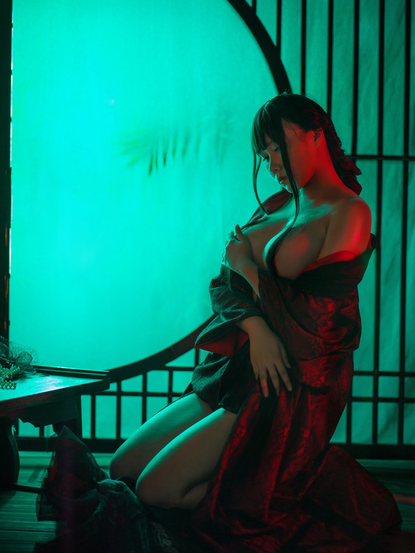 写真129部 - 麻花酱 - 047兽和服3套