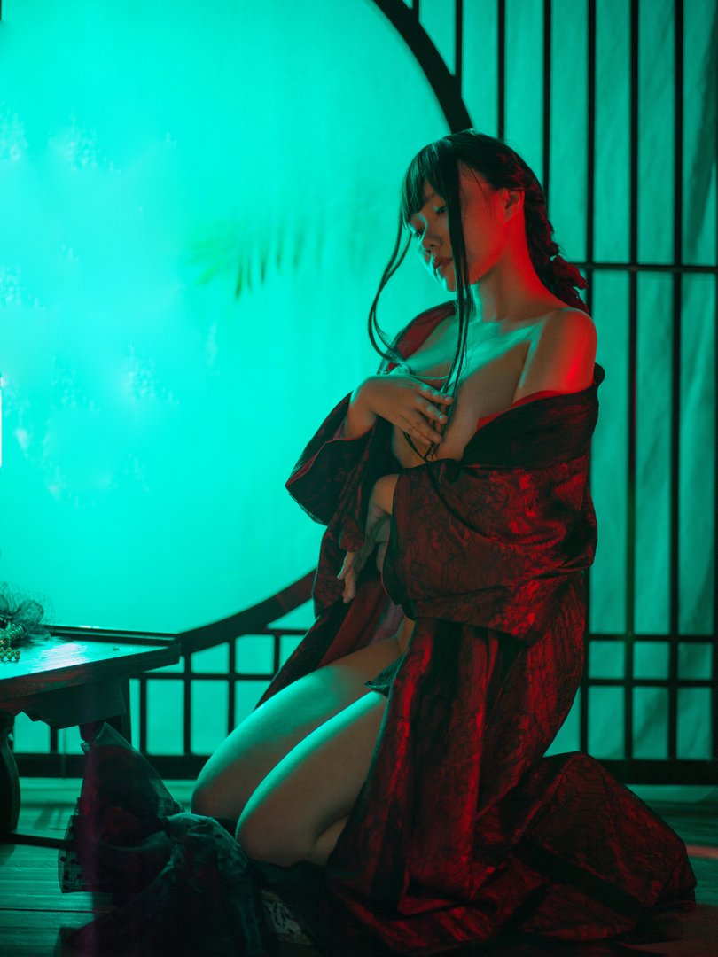 写真129部 - 麻花酱 - 047兽和服3套