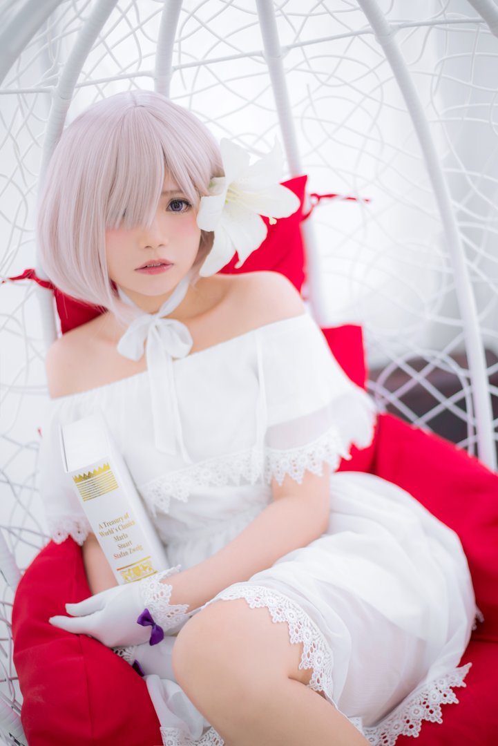 Miu只 - 美女写真图集合集打包下载7套 - Miu只 NO.005 Mashu White Dress [27P-174MB]