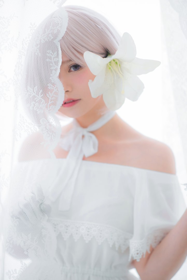 Miu只 - 美女写真图集合集打包下载7套 - Miu只 NO.005 Mashu White Dress [27P-174MB]