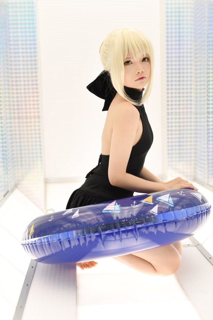 Miu只 - 美女写真图集合集打包下载7套 - Miu只 NO.006 Saber Alter Swimsuit [38P-130MB]