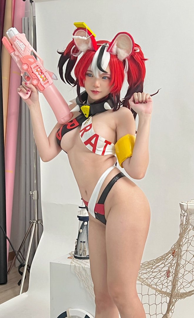 ZinieQ NO.005 Hakos Baelz Pole Dancing [38P2V-1.13GB] - 自拍