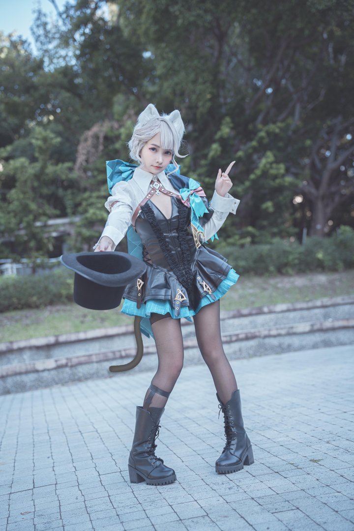 慕慕momo - 004 – 慕慕Momo-原神 Genshin 琳妮特的色情魔術 室外 [34P]