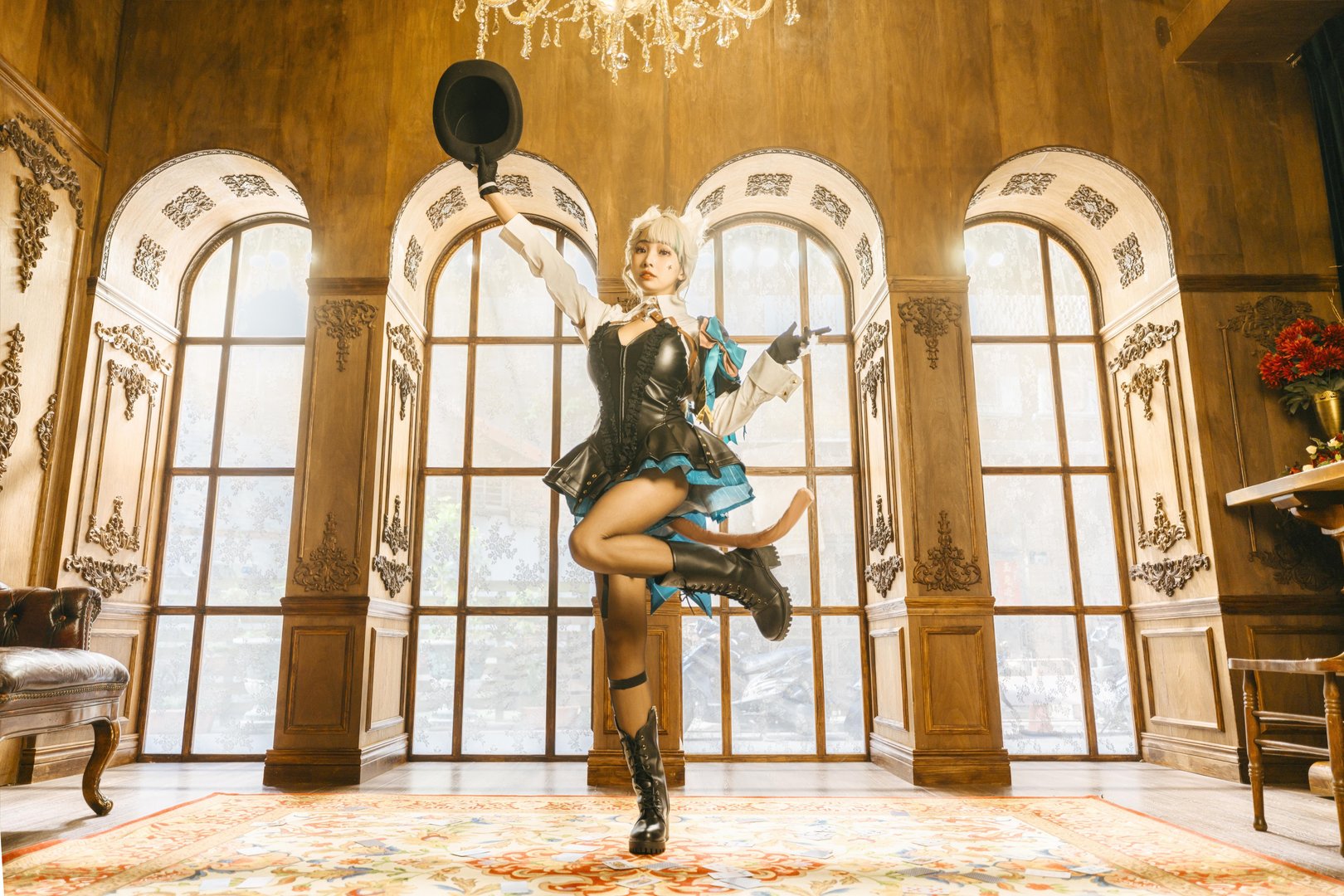 慕慕momo - 005 – 慕慕Momo-原神 Genshin 琳妮特的色情魔術 室内 [56P]