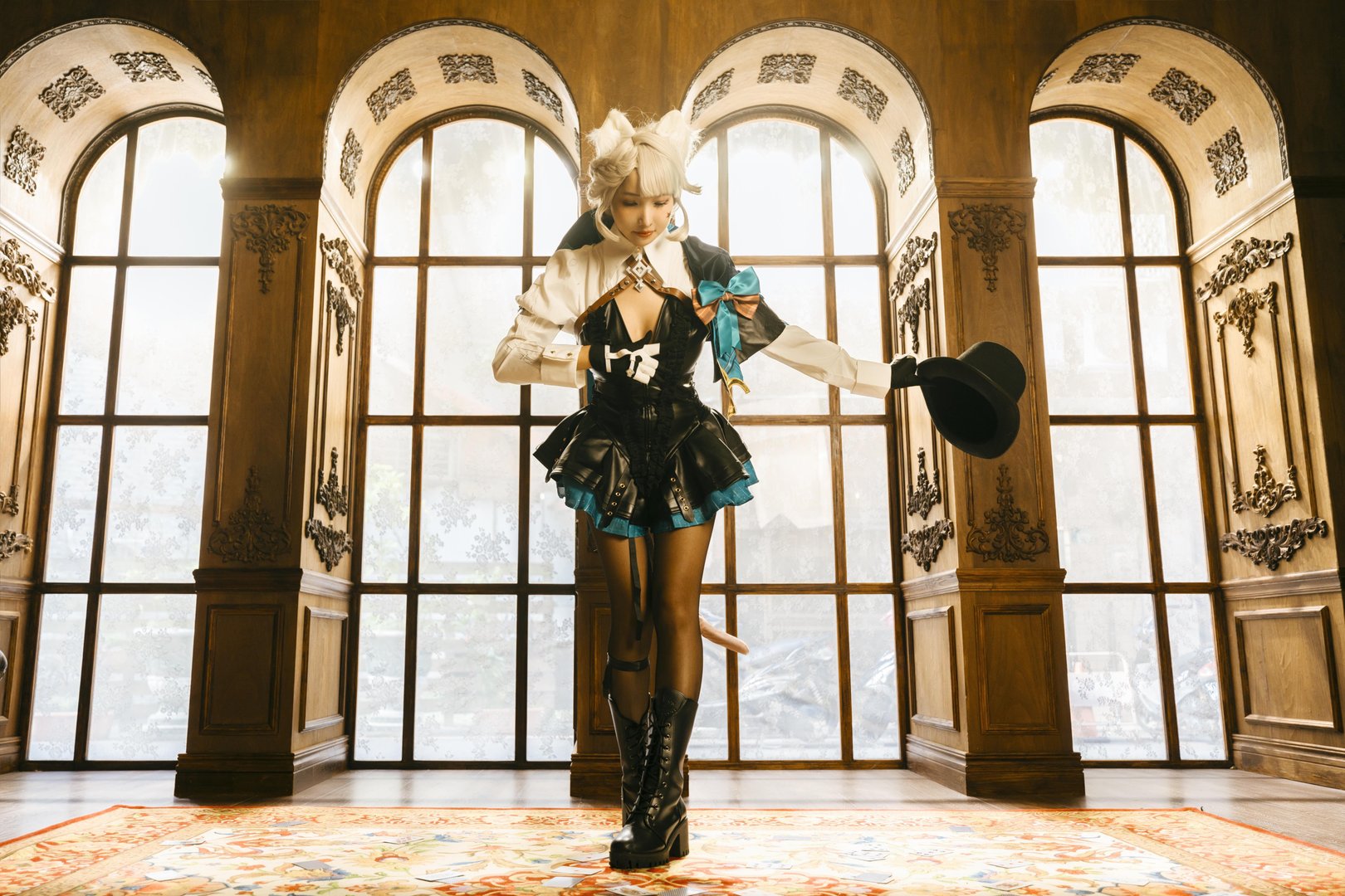 慕慕momo - 005 – 慕慕Momo-原神 Genshin 琳妮特的色情魔術 室内 [56P]