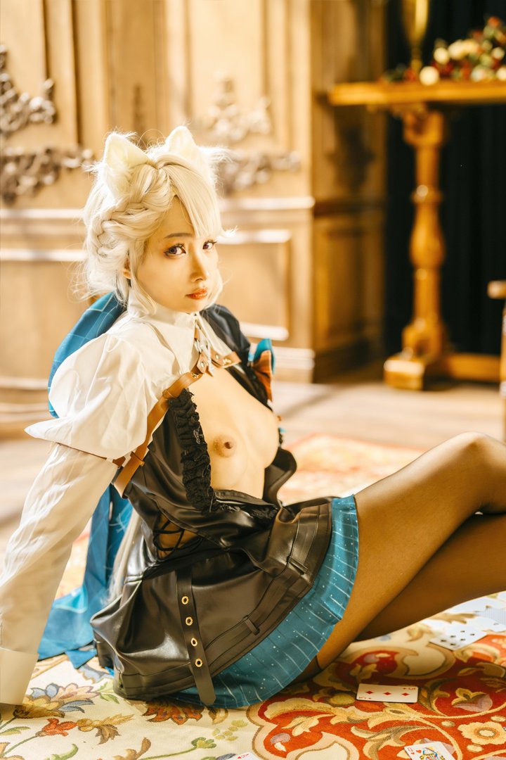 慕慕momo - 005 – 慕慕Momo-原神 Genshin 琳妮特的色情魔術 室内 [56P]