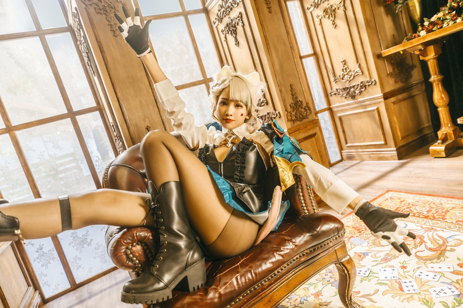 慕慕momo - 005 – 慕慕Momo-原神 Genshin 琳妮特的色情魔術 室内 [56P]