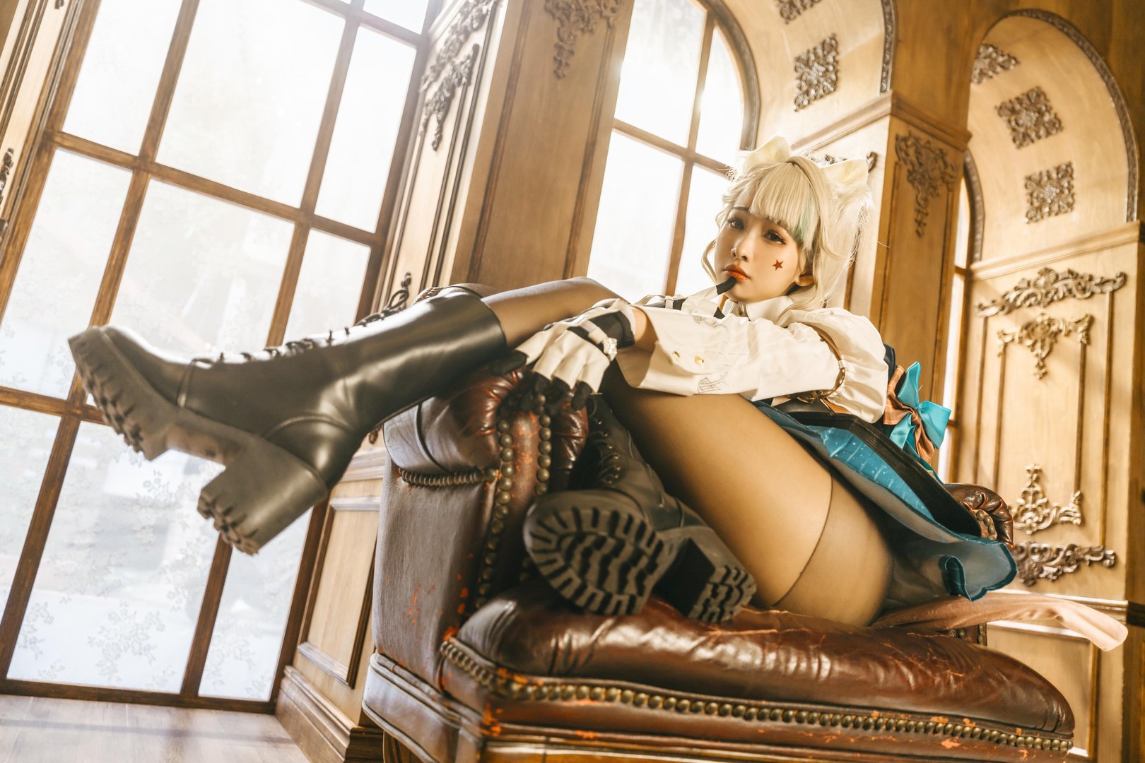 慕慕momo - 005 – 慕慕Momo-原神 Genshin 琳妮特的色情魔術 室内 [56P]