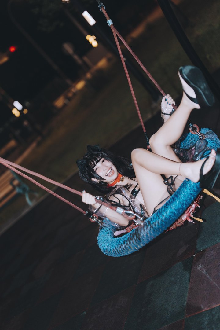 慕慕momo - 006 – 慕慕Momo-溜雨衣貓貓 [48P]