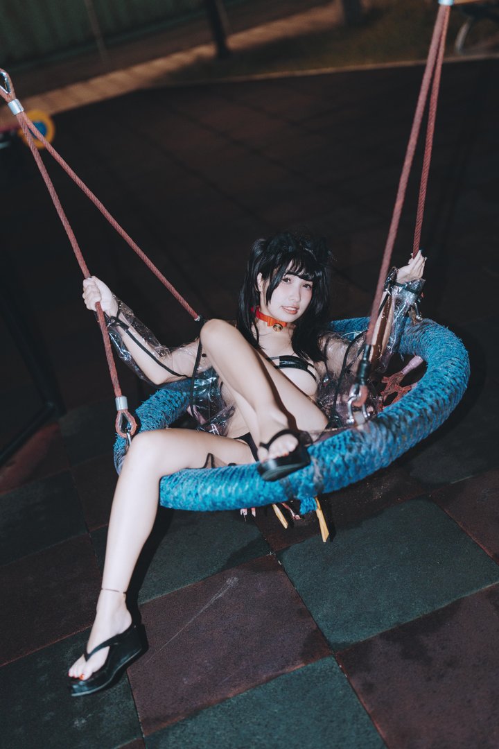 慕慕momo - 006 – 慕慕Momo-溜雨衣貓貓 [48P]