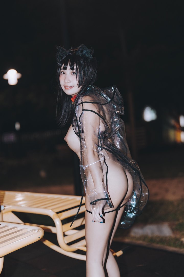 慕慕momo - 006 – 慕慕Momo-溜雨衣貓貓 [48P]