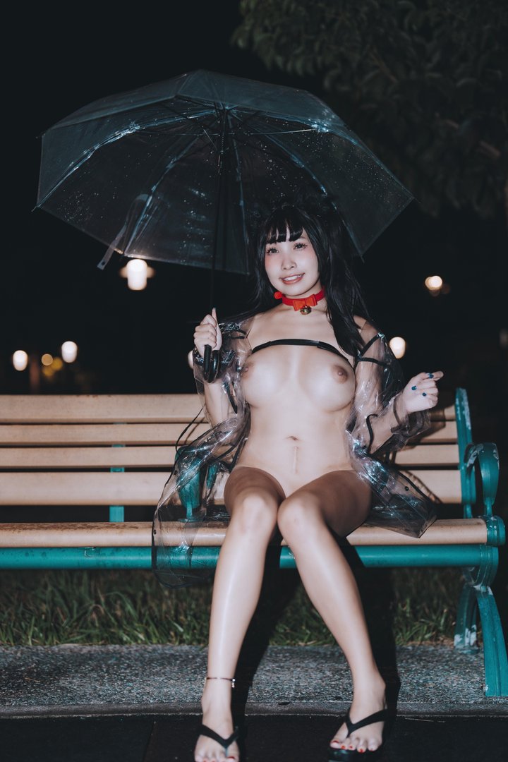 慕慕momo - 006 – 慕慕Momo-溜雨衣貓貓 [48P]