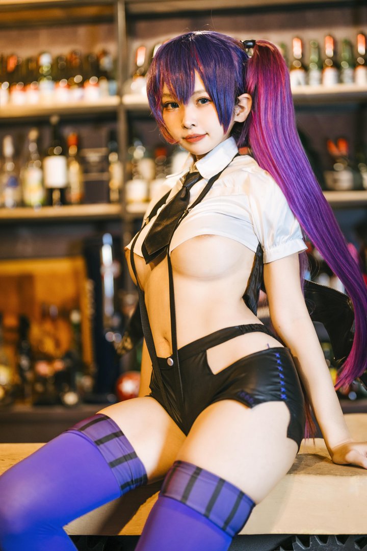 慕慕momo - 007 – 慕慕Momo-小惡魔的魅惑之吻-魔太郎 [47P]