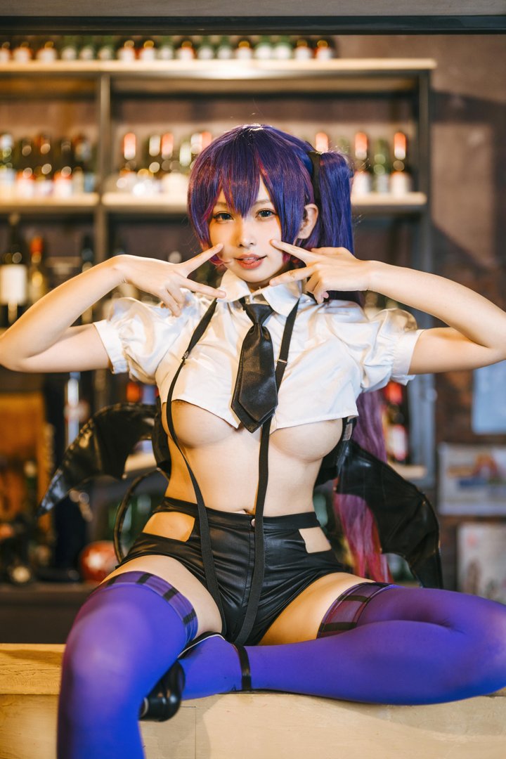 慕慕momo - 007 – 慕慕Momo-小惡魔的魅惑之吻-魔太郎 [47P]