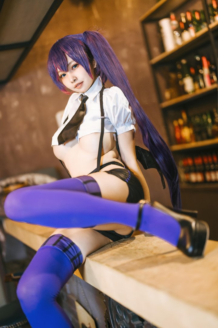 慕慕momo - 007 – 慕慕Momo-小惡魔的魅惑之吻-魔太郎 [47P]