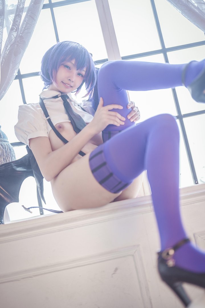 慕慕momo - 007 – 慕慕Momo-小惡魔的魅惑之吻-魔太郎 [47P]