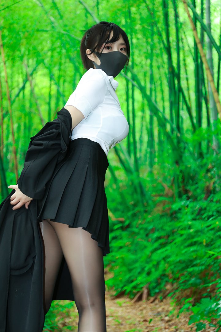 李佳 [1185P-4.87GB] - NO.007 黑百褶裙森林（正片）[58P-349MB]