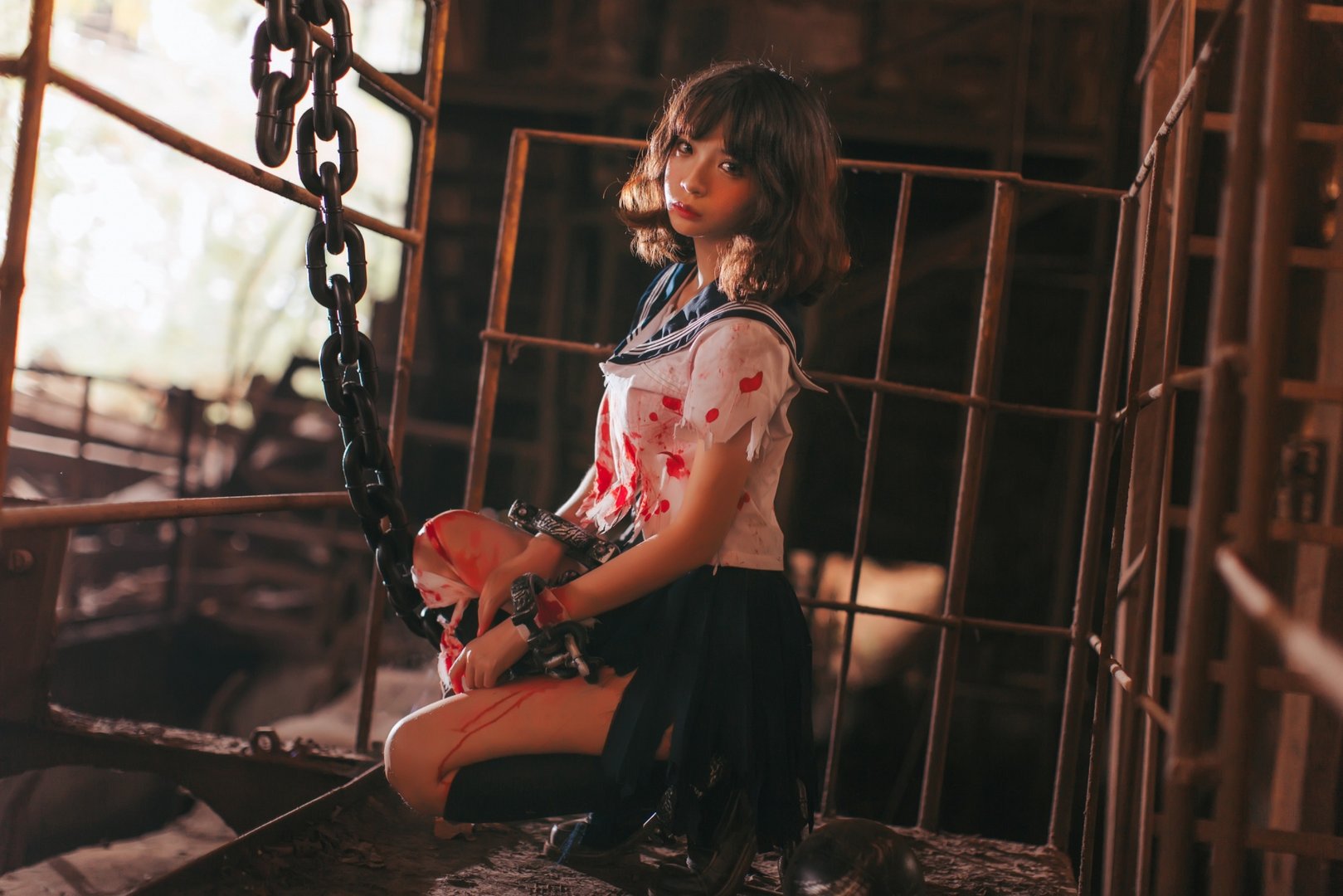 疯猫丨138 - NO.004 被囚禁的少女 [44P-57.5MB]