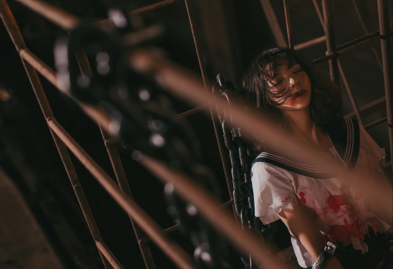 疯猫丨138 - NO.004 被囚禁的少女 [44P-57.5MB]