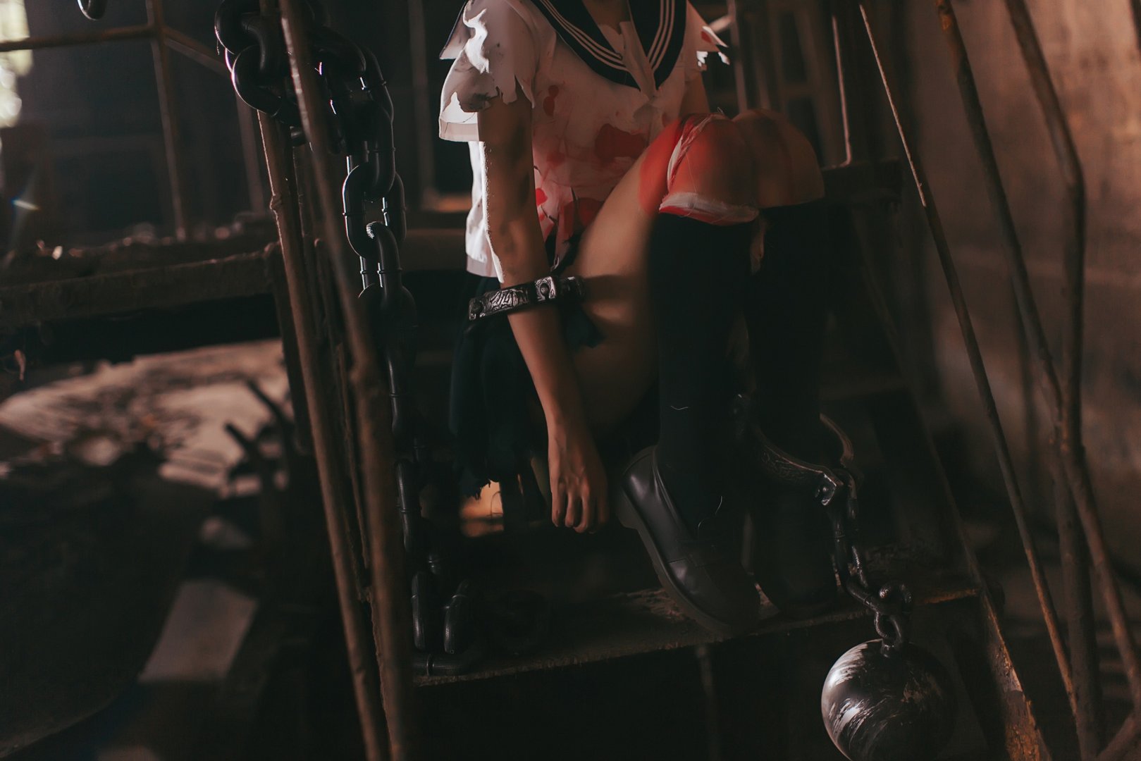 疯猫丨138 - NO.004 被囚禁的少女 [44P-57.5MB]