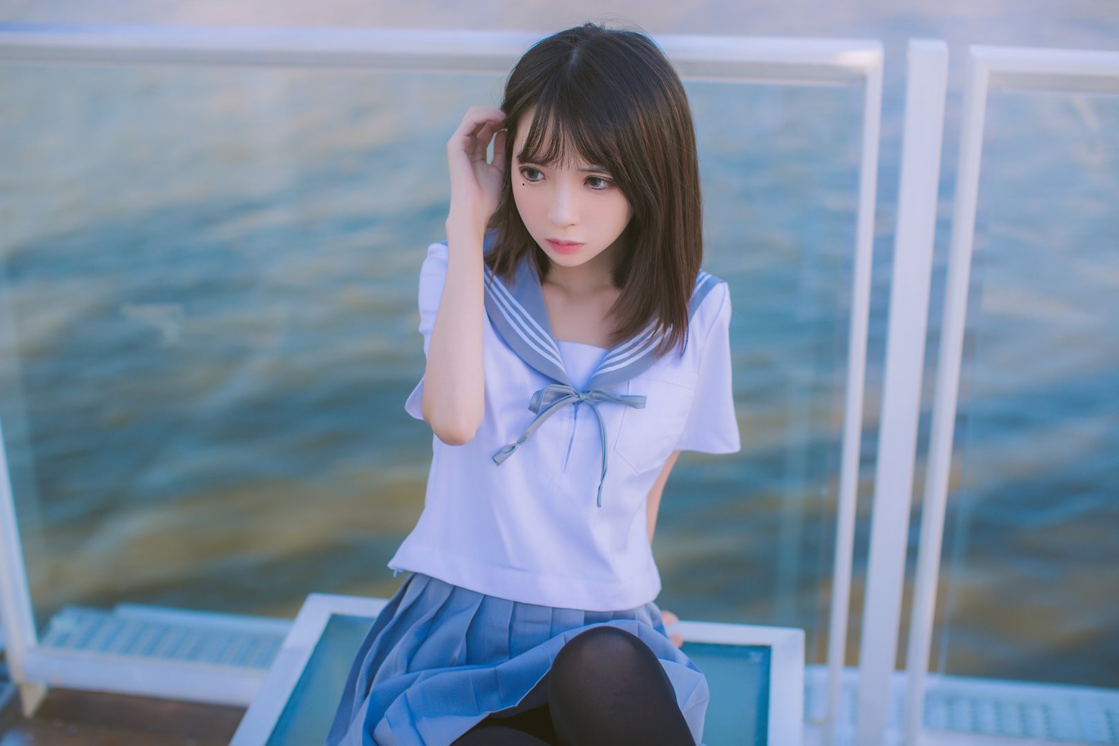 疯猫丨138 - NO.006 海边 [15P-150MB]