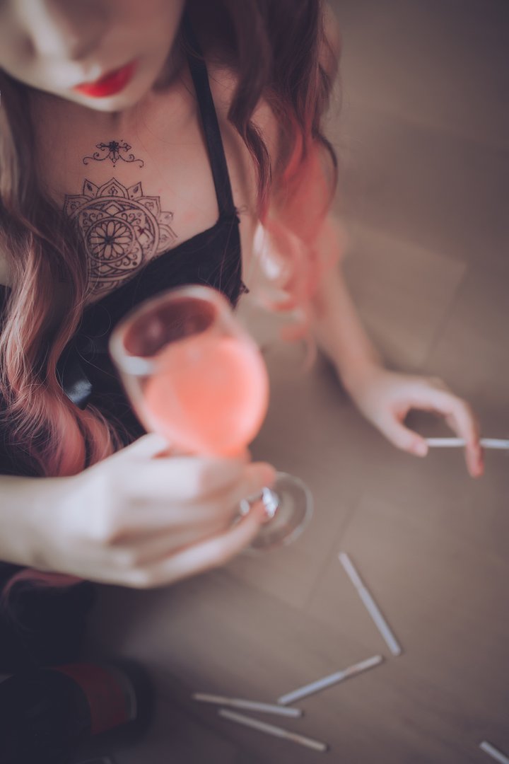 疯猫丨138 - NO.009 黑色吊带袜 [39P-265M]