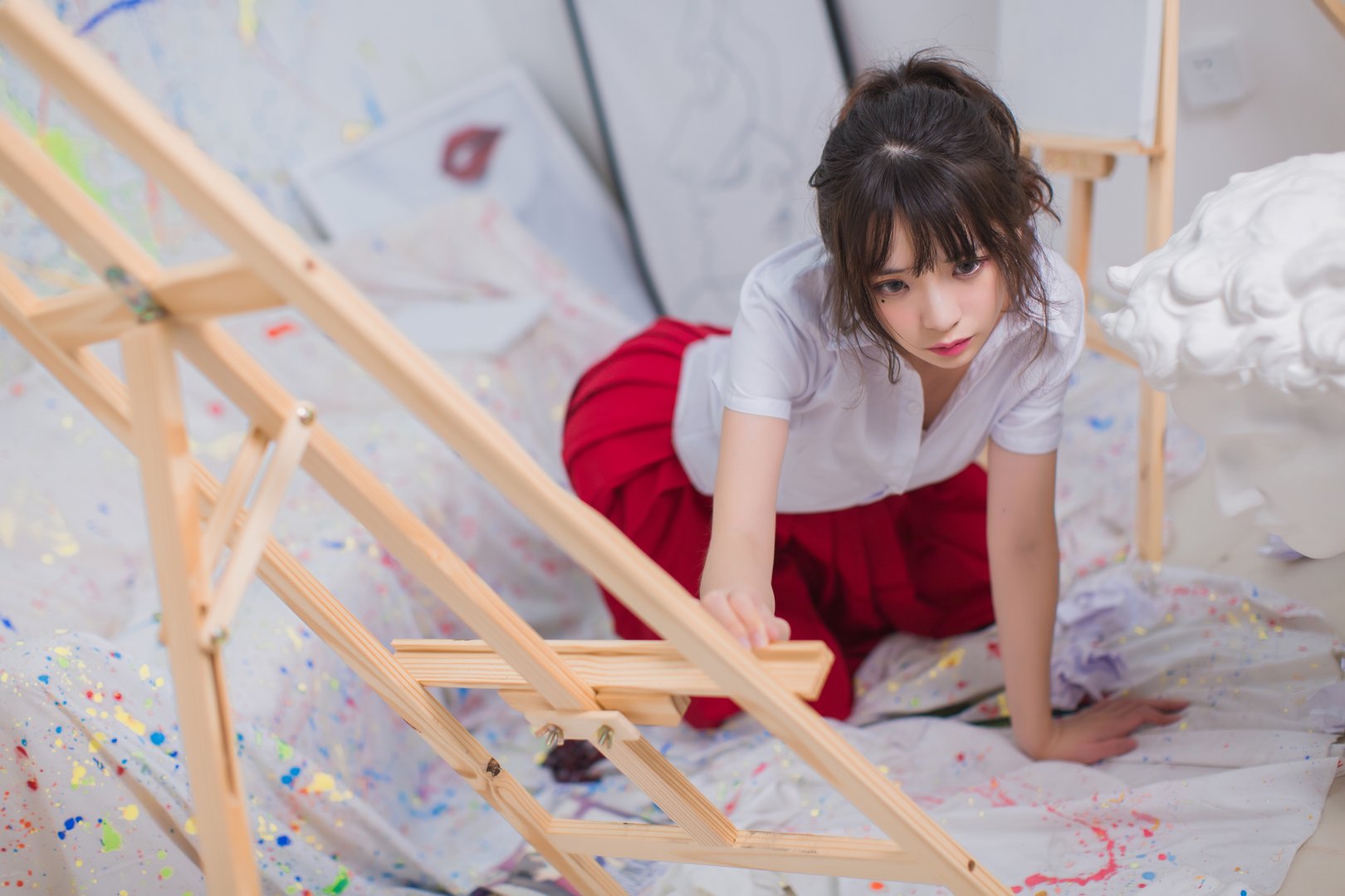 疯猫丨138 - NO.011 画室jk [23P-172M]