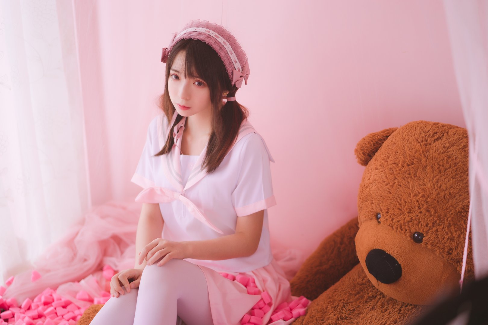 疯猫丨138 - NO.016 丝袜狂想曲(粉) [64P-622.69MB]