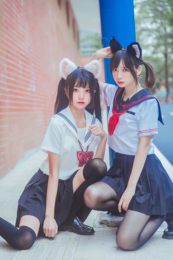 疯猫丨138 - NO.023 桜桃喵&疯猫ss_JK百合2 [33P-393MB]